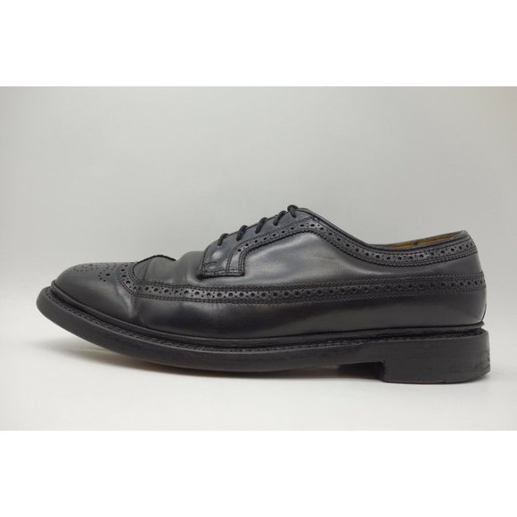 Florsheim Imperial Black Longwing Wingtip Lace Up Oxfords Shoes Men\'s 10.5 EEE main image 11